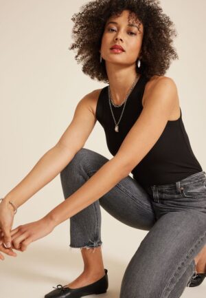 24/7 Highline Solid Fitted Ribbed Tank Top