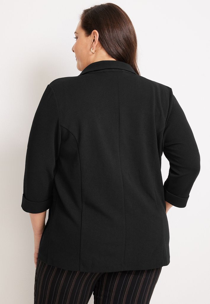 Plus Size Versa Open Front Blazer - Image 2