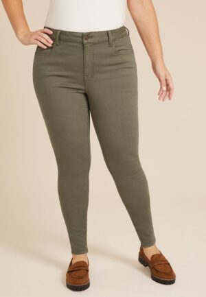 Plus Size m jeans by maurices&trade; High Rise Color Jegging