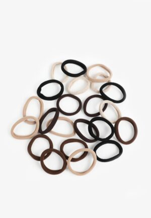 22 Pack Neutral Seamless Hair Ties