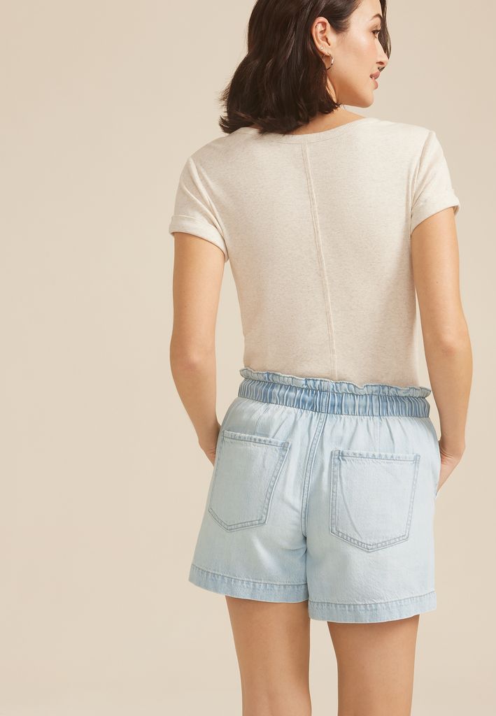 m jeans by maurices™ Soft Light High Rise Drawstring 5in Short - Image 2