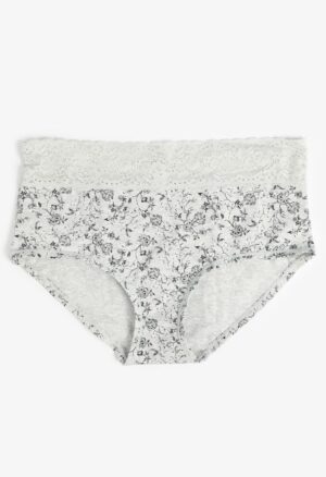 Simply Comfy Heathered Floral Printed Boybrief Panty