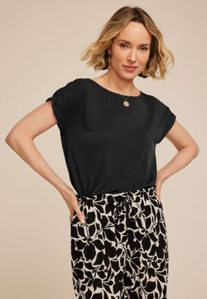 24/7 Fairhaven Ruched Shoulder Tee