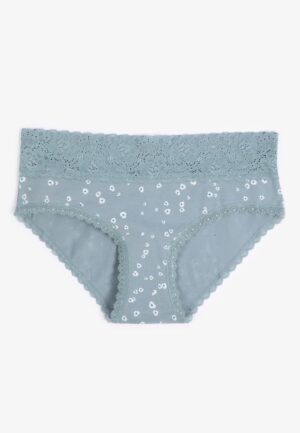 Simply Comfy Cotton Floral Hipster Panty