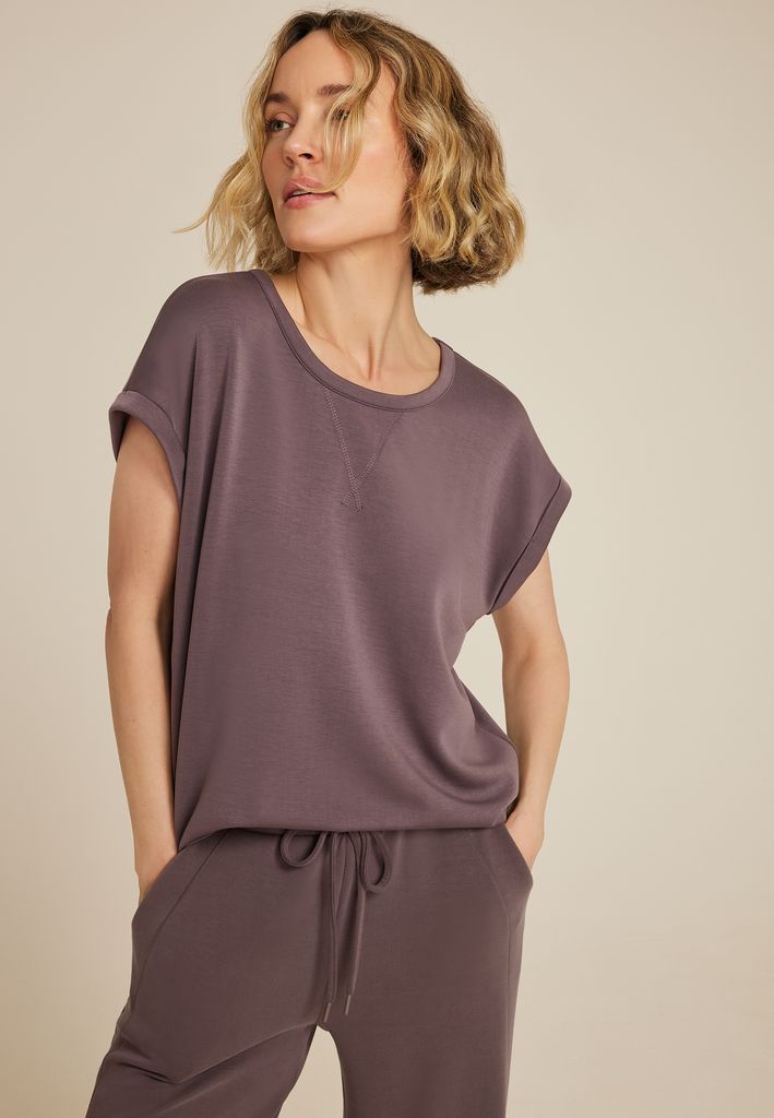 Cloud Scuba Knit Crew Neck Tee