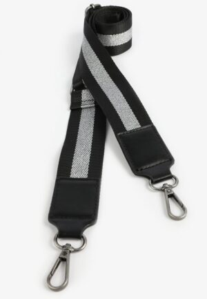 Metallic Striped Removable Bag Straps