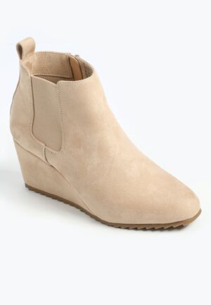 SuperCush Robyn Faux Suede Wedge Boot