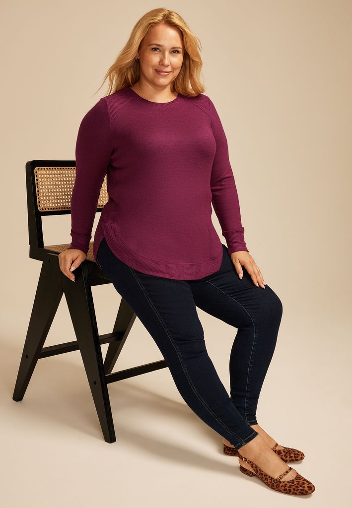 Plus Size Haven Round Hem Tunic - Image 3