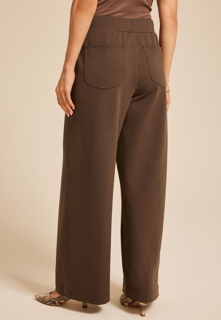 Knit High Rise Wide Leg Pant - Image 2