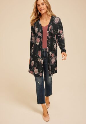 Hacci Printed Cardigan