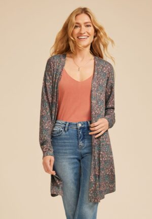 Hacci Printed Cardigan