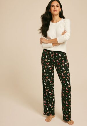 Hacci Holiday Wide Leg Pajama Pants