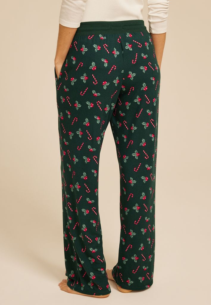Hacci Candy Cane Wide Leg Pajama Pants - Image 2