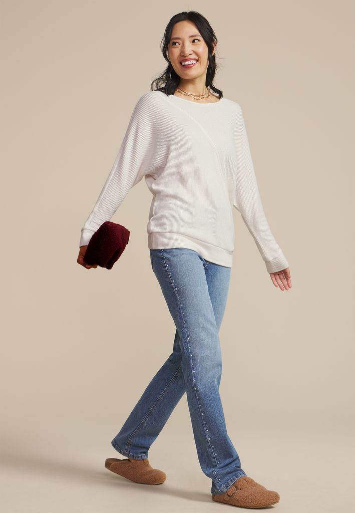 24/7 Dakota Diagonal Seam Long Sleeve Tee - Image 3