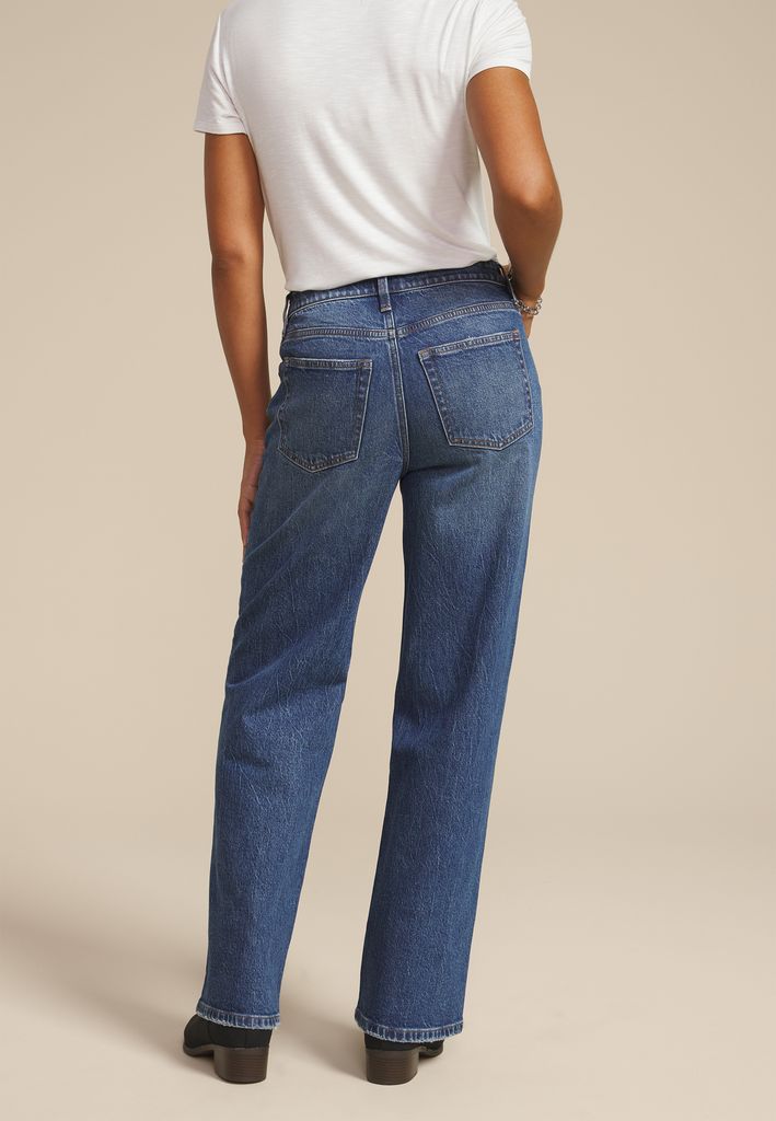 edgely™ Dark High Rise Wide Leg Jean - Image 2
