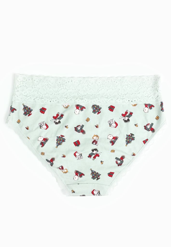 Simply Comfy Cotton Holiday Peanuts Hipster Panty - Image 2