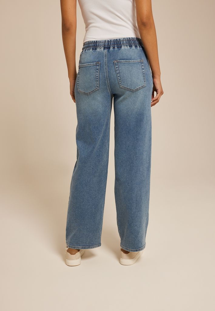 m jeans by maurices™ Medium Knit High Rise Pull On Wide Leg Jean - Image 2