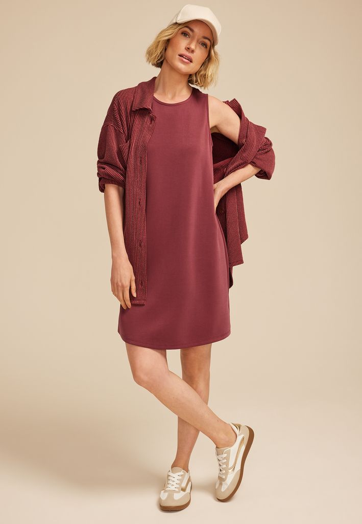 Cloud Scuba Knit Tank Mini Dress - Image 3