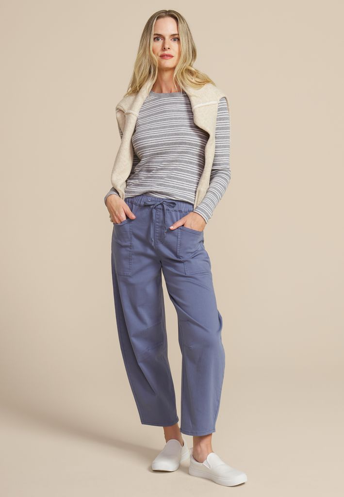 24/7 Striped Ada Ribbed Long Sleeve Tee - Image 3