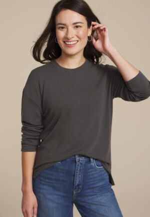 24/7 Ottoman Rib Long Sleeve Tee