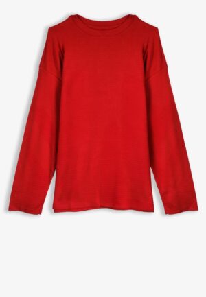 Plus Size 24/7 Ottoman Rib Long Sleeve Tee