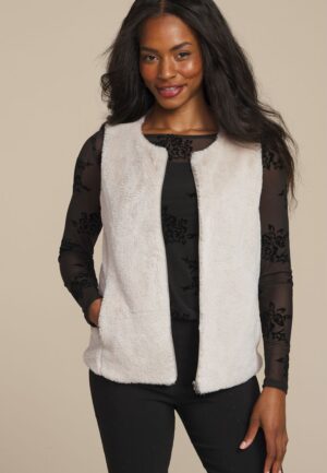 Studio Y Faux Fur Vest