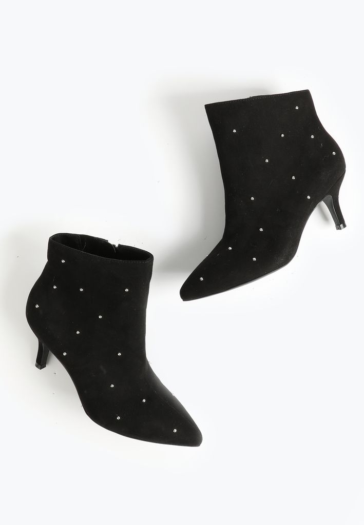 SuperCush Liza Studded Kitten Heel Boot - Image 2