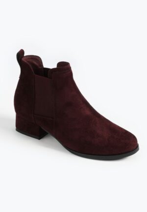 SuperCush Lexie Burgundy Slip On Chelsea Boot