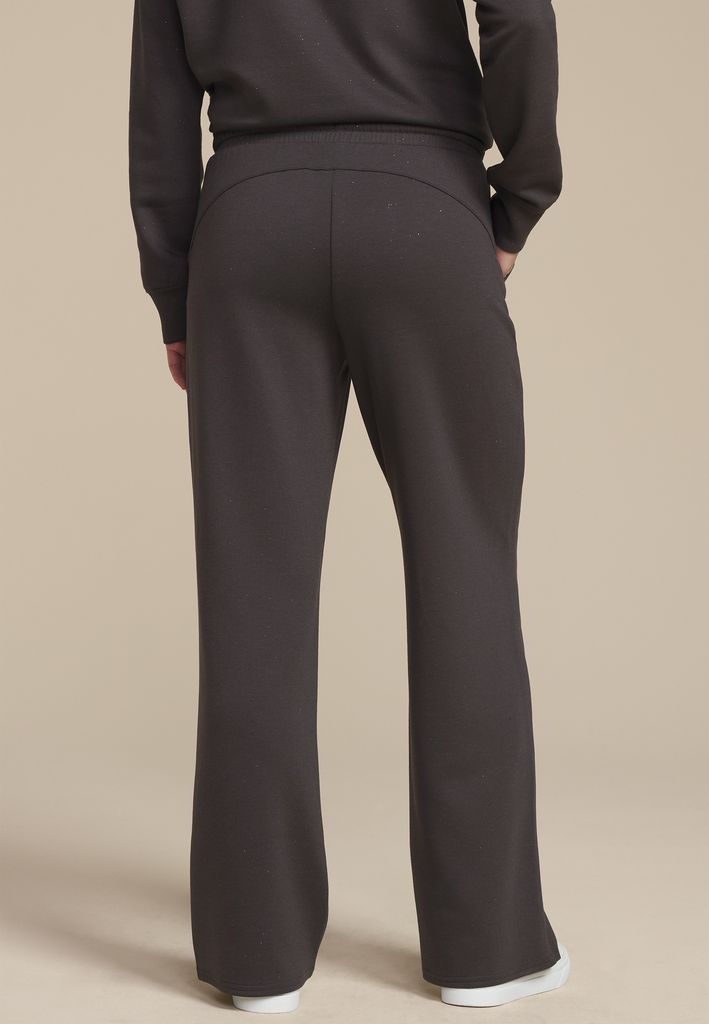 Sparkle Scuba Knit Wide Leg Sweatpants - Image 2