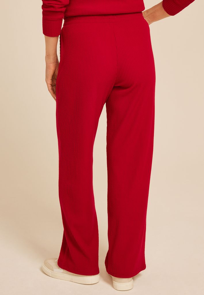 Cozy Ribbed Knit Wide Leg - Image 2