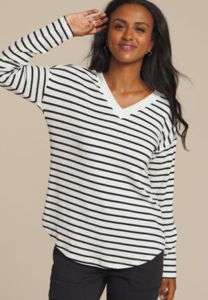 24/7 Berkley Striped Long Sleeve Tee