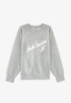 State Embroidered Crew Neck Sweatshirt