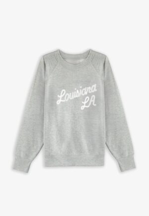 State Embroidered Crew Neck Sweatshirt