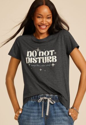 Do Not Disturb Oversized Fit Graphic Tee