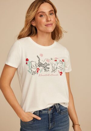 Pooh And Friend Classic Fit Graphic Tee