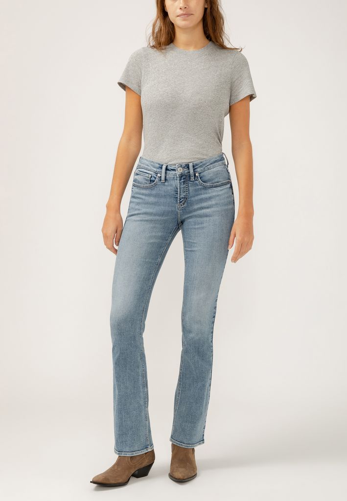 Silver Jeans Co.® Suki Curvy Mid Rise Luxe Stretch Slim Boot Jean